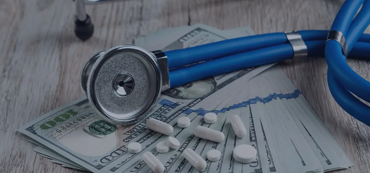 Medical stethoscope and healthcare documents